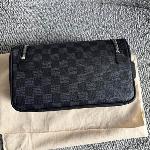 BRAND NEW - LOUIS VUITTON Dopp Kit Toilet Pouch - Picture 8 of 12